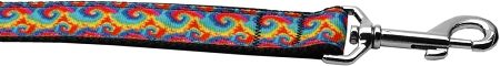 Tie Dye 1 inch wide 6ft long Leash